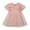 Pink, variant on JUoaLXG Baby Girls Casual Dresses Summer Mesh Solid Color Butterfly Print Crew Neck Short Sleevele Dance Party Sundress Activewear,Beige,18-24 Months