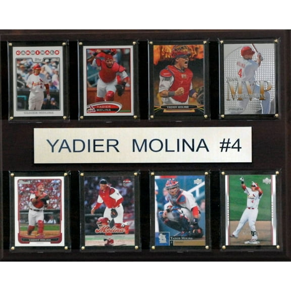 Yadier Molina St. Louis Cardinals 12'' x 15'' Plaque