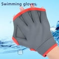 thumbnail image 6 of 1 Pair Neoprene Diving Gloves Snorkeling Dive Swimming Paddles Palm Webbed Scratch-Resistant Hand Guard Equipment, 6 of 11