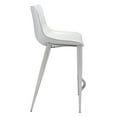thumbnail image 3 of Magnus Counter Stool (Set of 2) White & Silver, 3 of 7