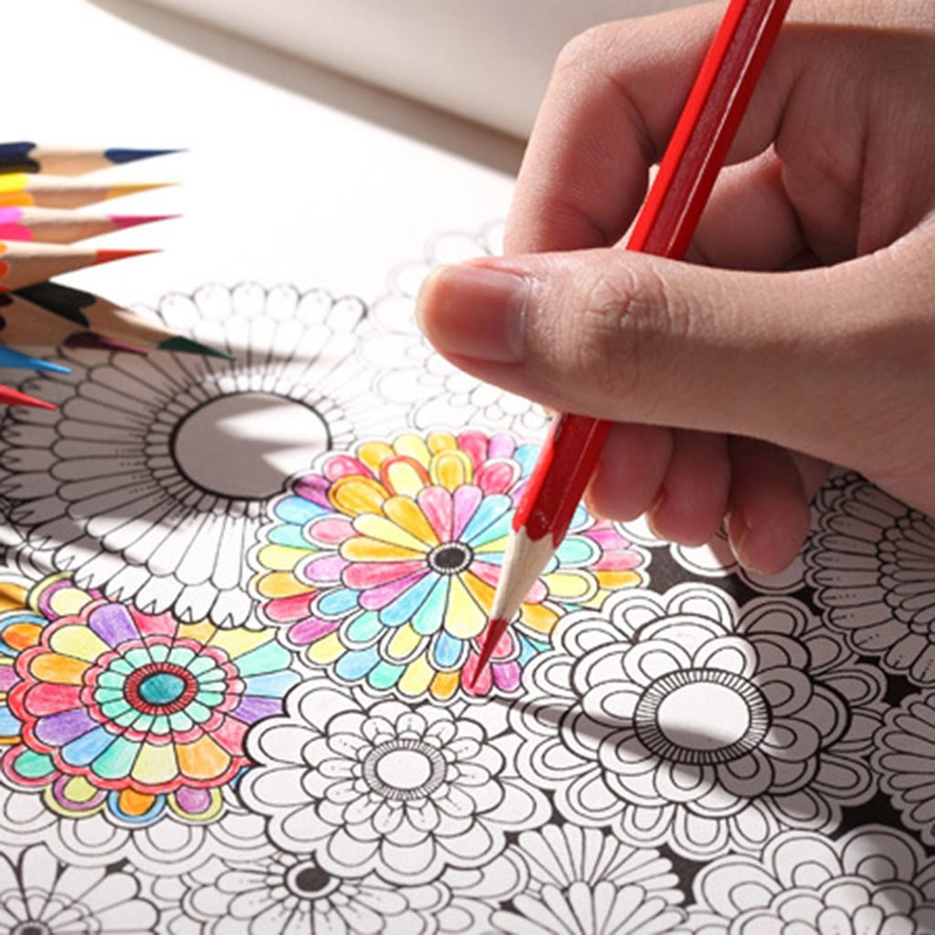 Joywish Colored Pencils 72 Colors Full English Version,1 Box Of Colored Pens,Boy Pencil Set Marker Album Sketch Watercolor Marker Brush Colored Pencils