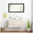thumbnail image 5 of Amanti Art Custom Wall and Bathroom Mirror (23.25 x 41.25 in.), Midnight Black Narrow Frame, 5 of 5