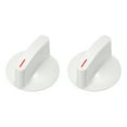 thumbnail image 1 of Unique Bargains Wh1x2721 Dryer Knob Replacement Selector Knob Easy to Install Plastic White 2 Pack, 1 of 5