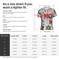 thumbnail image 4 of Rocae Cute Santa for Men's Moisture-Wicking Crew Tee - T-Shirt for Sports, Outdoor Activities, and Casual WearX-Large, 4 of 9