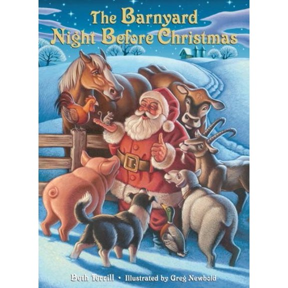 Pre-Owned The Barnyard Night Before Christmas (Library Binding) 0375936823 9780375936821