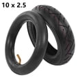 thumbnail image 4 of Mosiee Black 10X2 5 Inch Inner Tube + Tire Compatible With For Electric Scooters, 4 of 8