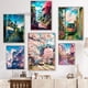 thumbnail image 5 of Pósteres e impresiones en lienzo de arquitectura de Sakura con paisajes callejeros japoneses, pinturas de arte mural para decoración del hogar y sala de estar moderna, 5 of 5