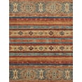 thumbnail image 1 of Ahgly Company Machine Washable Indoor Rectangle Abstract Tiger Orange Brown Area Rugs, 2' x 3', 1 of 7