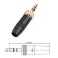 thumbnail image 3 of Peggybuy 3.5mm Plugs with M6 Internal Thread Stereo Male Plug Headphone Audio Plug, 3 of 6