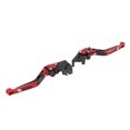 thumbnail image 1 of CNC Aluminum Motorcycle Folding Brake Lever, Adjustable Clutch Handle for YZF R125 2014-2022, Ergonomic Design, 1 of 7