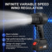 Seeses Pro Blower, Seeses Cordless Leaf Blower, Ultra-Light, Ultra-Powerful, Handheld Air Duster with Adjustable Speed for Yard, Car Cleaning & Drying and Snow Removal (Green)