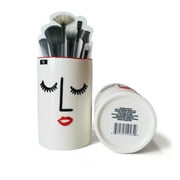My Beauty Spot Makeup Brush Holder Cup, Red Lips