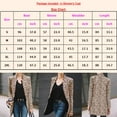 thumbnail image 3 of Fortune Plus Size Women Leopard Windcoat Cardigan Long Coat Jacket Clothing, 3 of 8