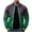 Green, variant on Men's Ombre Bomber Jacket Lightweight Fall Jacket Full Zip Light Windbreaker Casual Tie Dye Gradient Print Long Sleeve Stylish Golf Jackets Blue S