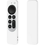 Remote Cover Case Replacement for New Apple 4k TV Series 6 Generation / 6th Gen 2021 Siri Voice Remote Control, White