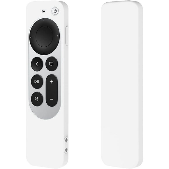 Remplacement du Boîtier de Couverture à Distance pour la Nouvelle Apple 4k TV Series 6 Generation / 6th Gen 2021 Siri Voice Télécommande, Blanc