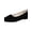 Black, variant on Women's Pointed Toe Simple Casual Office Work Shoes Slip-on Comfortable Shoes