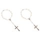 thumbnail image 1 of Pulsera De Cuentas De Cruzado, Brazalete Religioso Para Hombres, Mujeres, Bodas, Color, 1 of 6