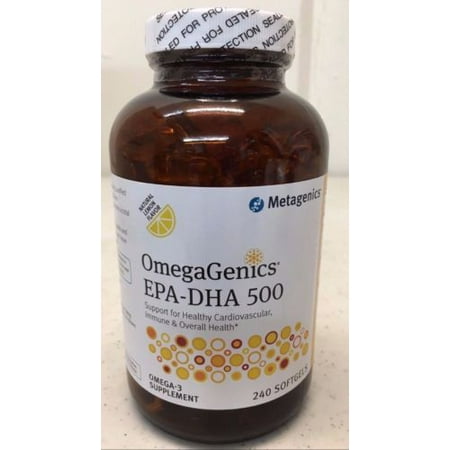 UPC 755571934833 product image for Metagenics Omegagenics EPA-DHA 500 Supplement, Lemon, 240 Count | upcitemdb.com