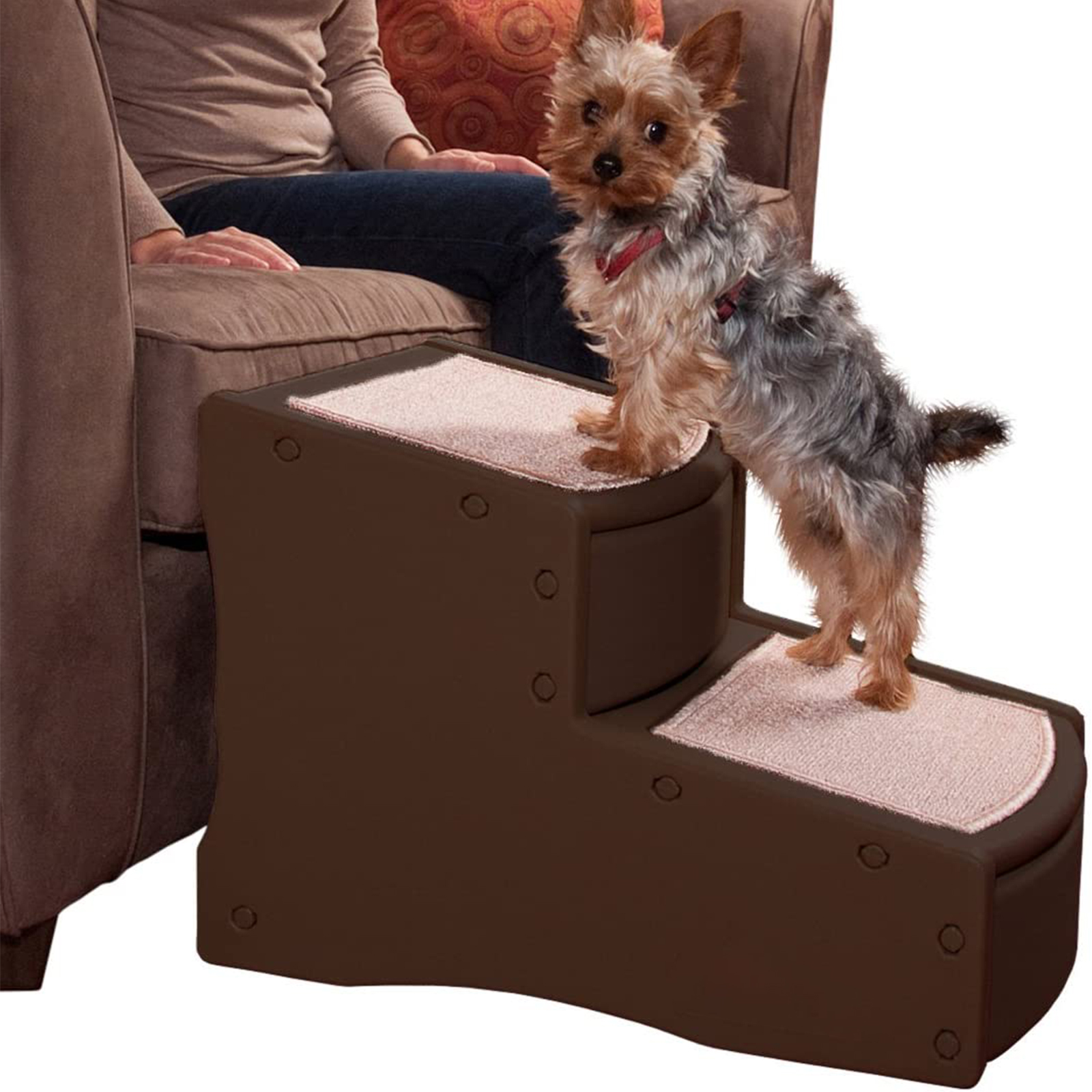 2Step Dog Steps for High Bed Up to 150 Pounds Removable Washable