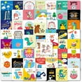 thumbnail image 1 of Notes de Boîte à Lunch pour Enfants, 60 Pcs Cartes d'Affirmation Positive Mignonnes Design de Cartes de Motivation Inspirantes pour Boîte à Lunch de Maternelle, Cadeaux de Rentrée pour Étudiants Bas de Noël, 1 of 6