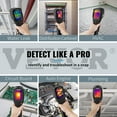 thumbnail image 2 of VEVOR Thermal Imaging Camera, 240x180 IR Resolution with 2MP Visual Camera, 20Hz Refresh Rate Infrared Camera with -4℉~1022℉ Temperature Range, 64G Built-in SD Card and Rechargeable Li-ion Battery, 2 of 9