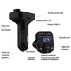 thumbnail image 2 of Transmisor Receptor De Audio Estéreo Fm Bluetooth Mp3 P/auto Negro, 2 of 4