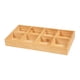 thumbnail image 5 of Caja de almacenamiento dividida de madera Organizador dividido Organización de mesa Ahorro de espacio, 5 of 9