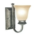 thumbnail image 2 of Woodbridge Lighting Dresden 1 Light Steel Wall Sconce in Marbled Bronze, 2 of 2