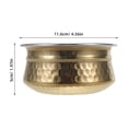 thumbnail image 2 of OUNONA Indian Kitchen Serveware Bowl with Lid Quick Heating Golden Dinner Bowl for Curry, 2 of 6