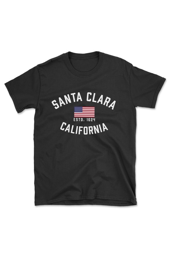 Santa Clara California Patriot Men's Cotton T-Shirt