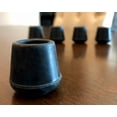 thumbnail image 2 of Puntas de goma para patas Shepherd de 1,25 pulgadas, paquete de 2, color negro, 2 of 5