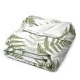 thumbnail image 3 of New Zealand Maori Fern Super Soft Blanket Flannel Throw Blanket Flannel Microfiber Blankets for Couch Bed Sofa Fluffy and Warm 60"x80", 3 of 9