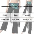 thumbnail image 2 of Sequin Long Fringe Skirt Womens Sparkly Glitter Tassel Midi Skirts Rave Outfits Belly Dance Hip Scarf for Women Silver, Free Size, 2 of 5