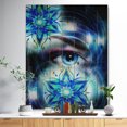 thumbnail image 2 of Design Art - Woman Eye with Fractal Flowers, 2 of 5