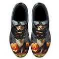 thumbnail image 2 of Corgi Dog Halloween Shoes Sneakers Black Size 4.5, 2 of 7
