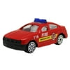 Die-Cast Fire Emergency Unit Red Sedan Model Vehicle Toy