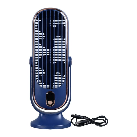 YongCo Desk Fan with LED Display Quiet Table Small Cooling Fan for Bedroom Portable
