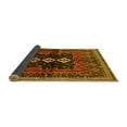 thumbnail image 2 of Ahgly Company Indoor Square Persian Yellow Traditional Area Rugs, 3' Square, 2 of 4
