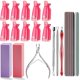 thumbnail image 1 of Kit de herramientas para quitar esmalte de u?as, raspador pelador de cutículas triangular, empujador de cutículas, pinza para cutículas, cortacutículas, Nail Po ZefeiWu 8390614030541, 1 of 1