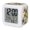 White, Gray, Gold, variant on Watercolor Flowers Digital Alarm Clock for Bedrooms,Smart LED Alarm Clock with 7 Color Changing Night Light,Farmhouse Botanical Blossom Floral Silent Wake Up Clocks for Sleep Study Cooking 3.2"x3.2"