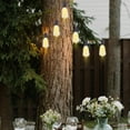 thumbnail image 2 of SuperRGB 50 ft Outdoor String Lights, 20 LED Bulbs Plus 1 Spares, Waterproof Shatterproof Plug-In Patio Lights, 2200K Warm White, 2 of 7