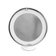 thumbnail image 1 of Shisuyan 7X Magnifying LED Tabletop Round Makeup Cosmetic Mirror with Sucker (White/Without Battery), 1 of 9