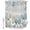 Blue Brown, variant on Shower Curtains for Bathroom, Coastal Fall Waterproof Fabric Shower Curtain, White Pumpkin Thanksgiving Coral Starfish Decorative Bathroom Curtain for Bathtub, 72"x78", No Hooks Included