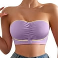 thumbnail image 5 of XIYON Women's Bra Comfortable Breathable Front Closure Bra With Design And Bust Enhancing Support For All Seasons Everyday Bras, 5 of 9