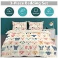 thumbnail image 6 of Duvet Cover Queen Size Cute Dog 3 Pcs Duvet Cover Set Bedding Sets Queen Soft Breathable, 6 of 6