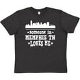 thumbnail image 3 of Inktastic Memphis Tennessee Someone Loves Me Skyline Youth T-Shirt, 3 of 5