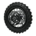 thumbnail image 2 of Rear Wheel Rim Tire, 10 Inch Wheel Rim Tyre Abrasion Proof Rubber Superior Performance  for 50cc To 110cc Off Road Motorcycle, 2 of 7