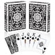 thumbnail image 1 of Naipes Baraja de cartas Paquete de 2 cartas de póquer Juego profesional Índice gigante Cartas de juego con impresión grande para adultos Personas mayores Juegos de cartas para juegos familiares Fiesta, 1 of 5