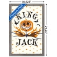 thumbnail image 3 of Disney Tim Burton's The Nightmare Before Christmas - King Jack Wall Poster, 14.725" x 22.375", Framed, 3 of 3